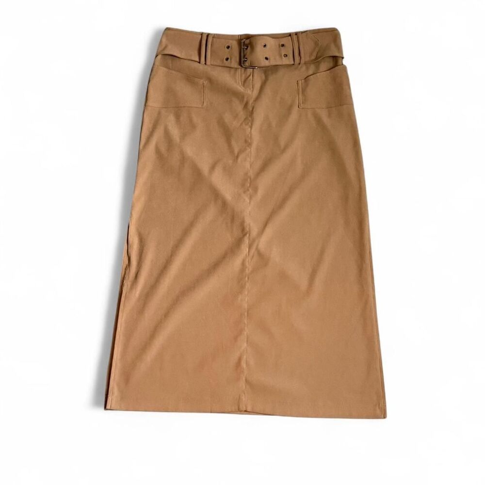 Y2K Juniors Maxi Skirt with Built In Belt by Exact Change Size 13
